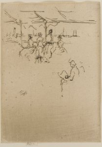 Přistávací fáze, krávy, 1887. od James Abbott McNeill Whistler