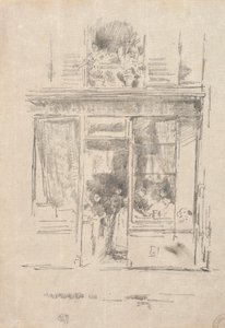 The Laundress - Laundress of Place Dauphine, 1894. od James Abbott McNeill Whistler