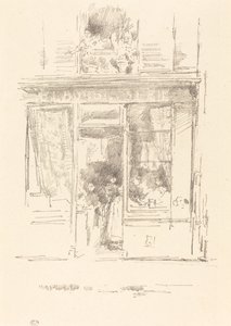 The Laundress: The Launddress of the Place Dauphine, 1894. od James Abbott McNeill Whistler