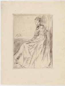 Dopis Maud, sedící, 1873. od James Abbott McNeill Whistler