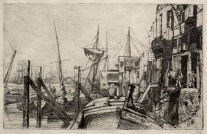 The Limehouse, 1871. od James Abbott McNeill Whistler