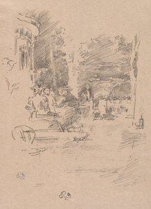 Malá kavárna v lese, 1894. od James Abbott McNeill Whistler