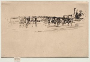 Malý Putney, č. 1. od James Abbott McNeill Whistler