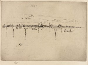 Malé Benátky, 1879-1880. od James Abbott McNeill Whistler