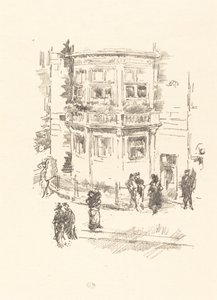 Manažerské okno, Gaiety Theatre, 1896. od James Abbott McNeill Whistler