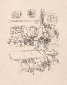 Tržiště, Vitre, 1893. od James Abbott McNeill Whistler