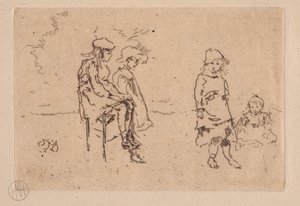 Děti Menpes. od James Abbott McNeill Whistler
