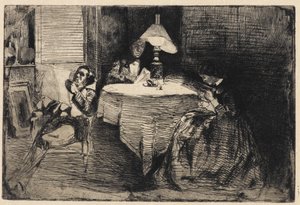 Hudební místnost, 1858. od James Abbott McNeill Whistler