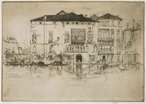 Paláce z první benátské série od James Abbott McNeill Whistler