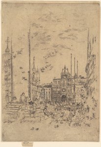Piazzetta, 1879-1880. od James Abbott McNeill Whistler