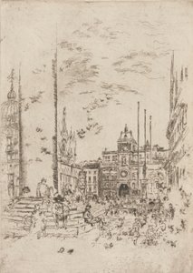 Piazzetta, 1879-1880. od James Abbott McNeill Whistler