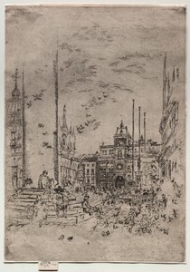 Piazzetta, 1880. od James Abbott McNeill Whistler