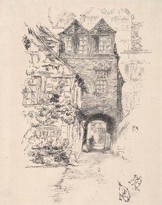 Dům kněží, Rouen, 1894. od James Abbott McNeill Whistler