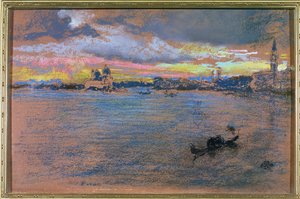Bouře - Západ slunce, 1880 od James Abbott McNeill Whistler