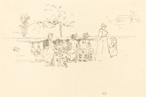 The Terrace, Lucembursko, 1894. od James Abbott McNeill Whistler