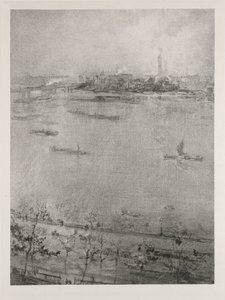 Temže, 1896 od James Abbott McNeill Whistler