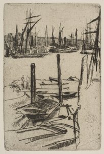 Malý bazén, [1879]. od James Abbott McNeill Whistler