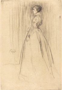 Sametové šaty, 1873. od James Abbott McNeill Whistler