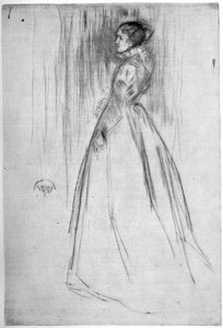 Sametové šaty, 1873 1904. od James Abbott McNeill Whistler