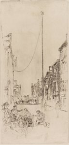 Benátský stožár, 1879-1880. od James Abbott McNeill Whistler