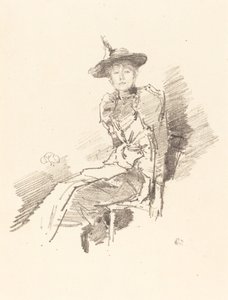 Okřídlený klobouk, 1890. od James Abbott McNeill Whistler