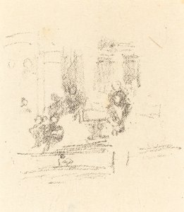 Zkušební skica: Interiér, c. 1891. od James Abbott McNeill Whistler
