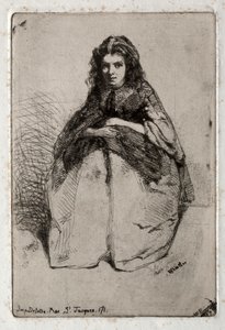 Dvanáct leptů z přírody: Fumette, 1858. od James Abbott McNeill Whistler