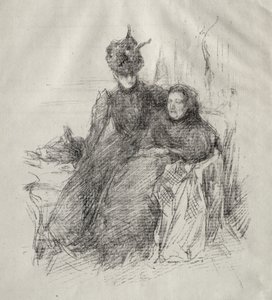 Dvě ženy. od James Abbott McNeill Whistler
