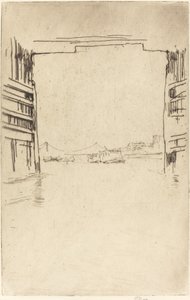 Pod starým mostem Battersea, 1879. od James Abbott McNeill Whistler