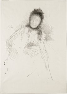 Nedokončená skica Lady Haden, 1895 od James Abbott McNeill Whistler