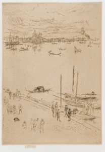 Vzpřímené Benátky, 1879-1880. od James Abbott McNeill Whistler