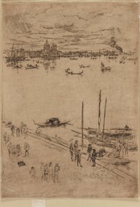 Vzpřímené Benátky, 1879-1880. od James Abbott McNeill Whistler