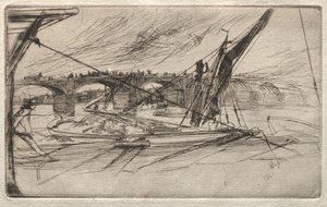 Most Vauxhall, 1861. od James Abbott McNeill Whistler