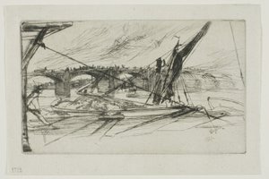 Most Vauxhall, 1861 od James Abbott McNeill Whistler