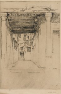 Benátský dvůr, 1879-1880. od James Abbott McNeill Whistler
