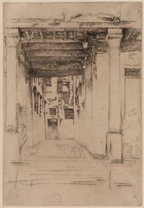 Benátský dvůr, 1879-1880. od James Abbott McNeill Whistler