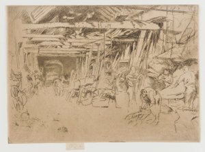 Kolář, 1879-1880. od James Abbott McNeill Whistler