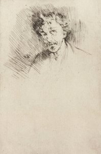 Whistler with the White Lock, 1879. od James Abbott McNeill Whistler