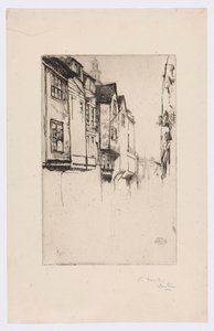 Wych Street, Londýn od James Abbott McNeill Whistler