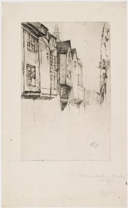 Great Street, Londýn, 1877. od James Abbott McNeill Whistler