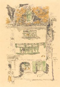 Žlutý dům, Lannion, 1893. od James Abbott McNeill Whistler
