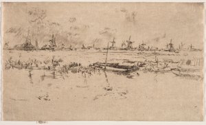 Zaandam. od James Abbott McNeill Whistler