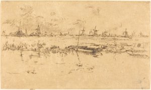 Zaandam, 1889. od James Abbott McNeill Whistler