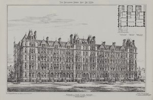 Cadogan Terrace, Cadogan and Hans Place Estate, Chelsea, 1879 od James Akerman