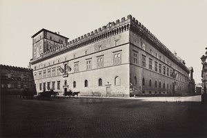 Benátský palác, c. 70. léta 19. století.