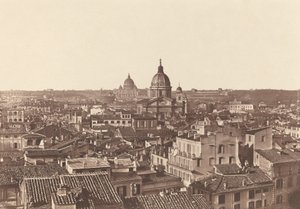Pohled na Řím, c. 1855.