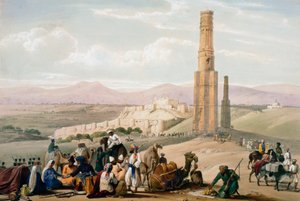 Pevnost a citadela Ghanzi, první anglo-afghánská válka, 1838-1842 c1850.
