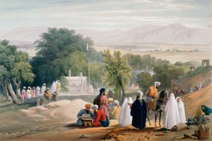 Hrobka císaře Babura, Kábul, první anglo-afghánská válka 1838-1842