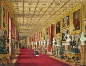Východní koridor, hrad Windsor, z filmu „Windsor a jeho okolní krajina“