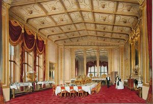 Soukromá jídelna, hrad Windsor, z filmu „Windsor a jeho okolní krajina“